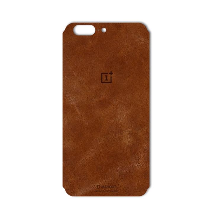 برچسب تزئینی ماهوت مدل Buffalo Leather مناسب برای گوشی OnePlus 5 MAHOOT Buffalo Leather Special Sticker for OnePlus 5